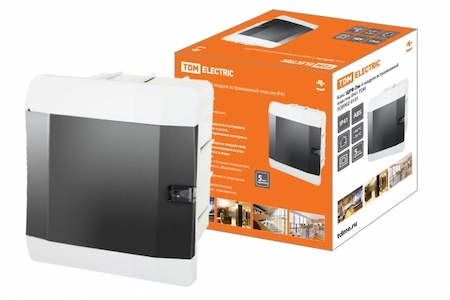 TDM ELECTRIC SQ0902-0101 Бокс ЩРВ-Пм-4 модуля встраиваемый пластик IP41 TDM